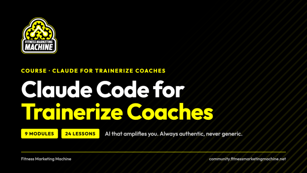 Claude for Trainerize Coaches course